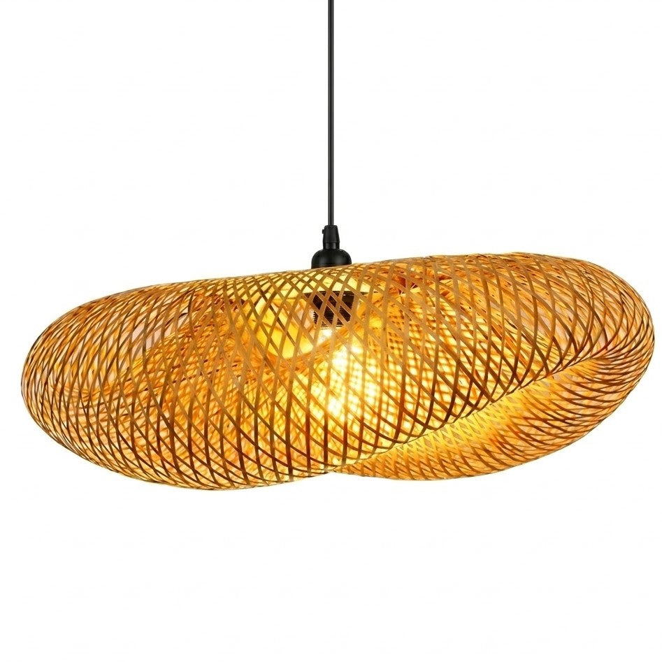 Suspension Bambou style Old Retro