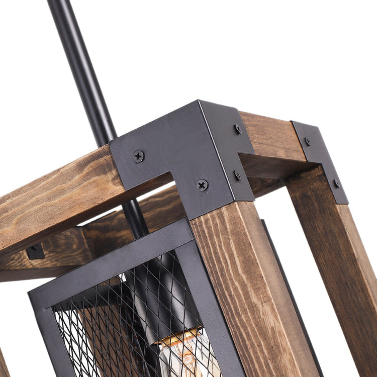 Suspension Salle à Manger en Bois 22 cm