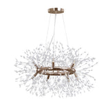 Lustre Salon Feu D'Artifice en Chrome