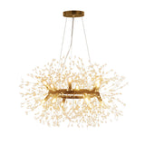 Lustre Salon Feu D'Artifice en Chrome