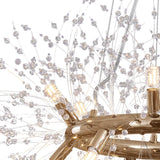 Lustre Salon Feu D'Artifice en Chrome