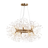 Lustre Salon Feu D'Artifice en Chrome