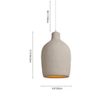 Suspension Salle à Manger Vase en Métal 35 cm