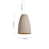 Suspension Salle à Manger Vase en Métal 35 cm