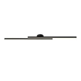 Plafonnier LED Long Bande Noir pour Salle de Bain