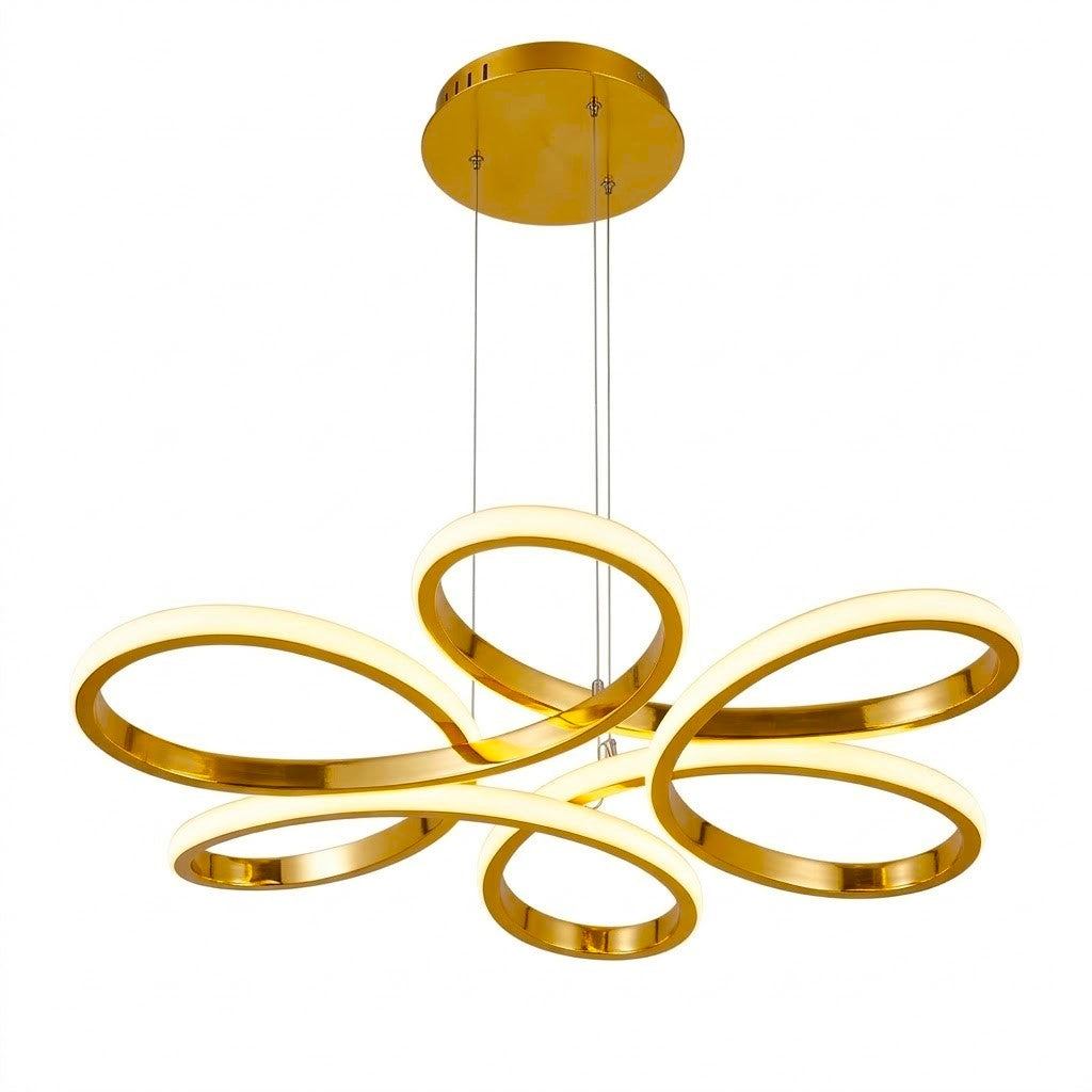 Lustre LED Suspendu en Fer pour Salon/Restaurant