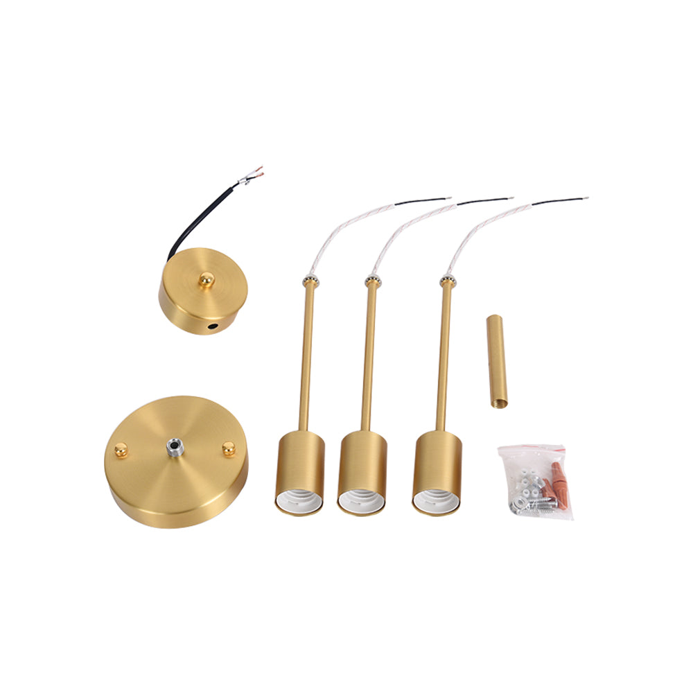Plafonnier Laiton Moderne Sputnik Semi-Encastré pour Cuisine
