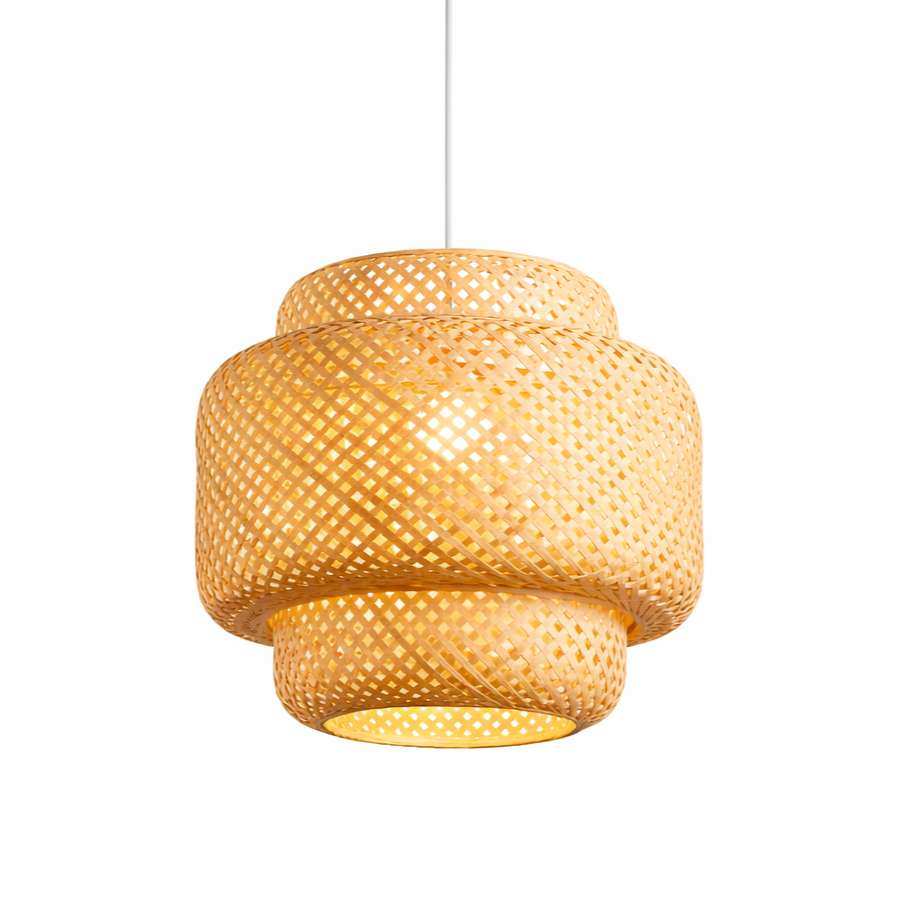 Suspension Bambou Minimaliste Doux