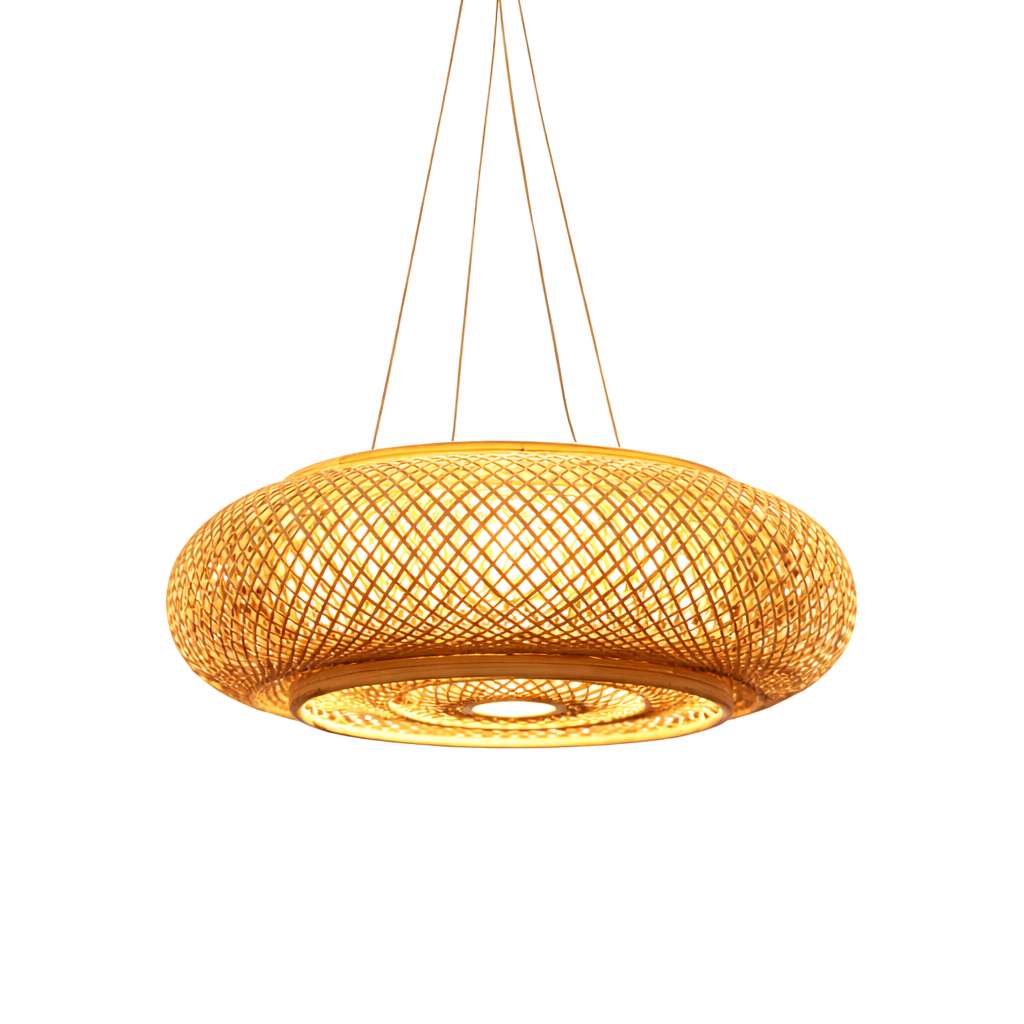 Suspension Bambou Tisse Japonais