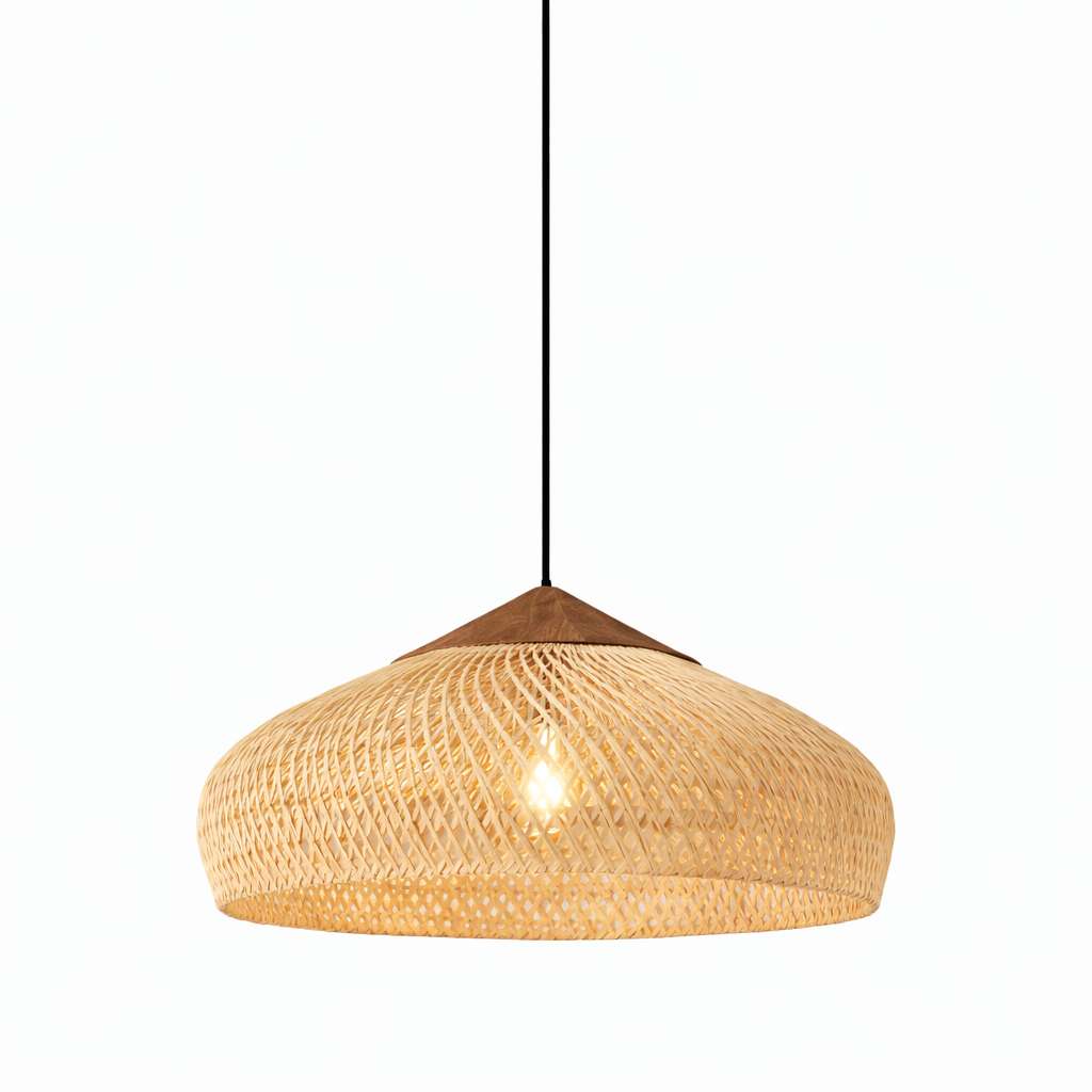 Suspension Rotin style Boheme