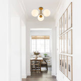 Plafonnier Chambre Spoutnik en Laiton