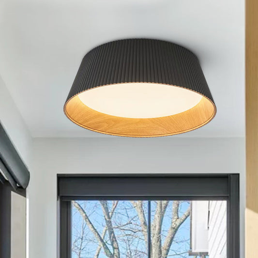 Plafonnier Salon en Bois 45 cm