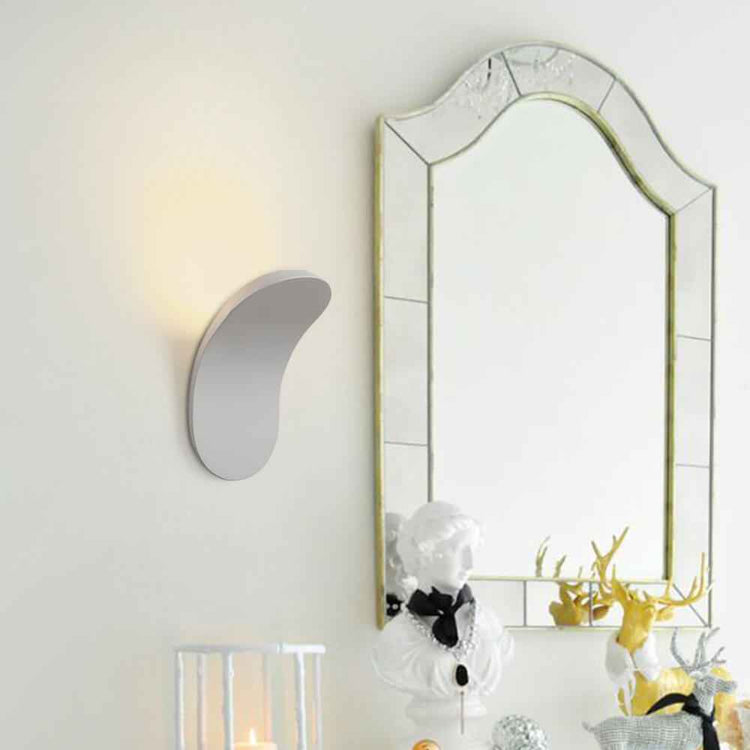 Applique Murale Moderne Minimaliste en Noir/Blanc Finish pour Chambre