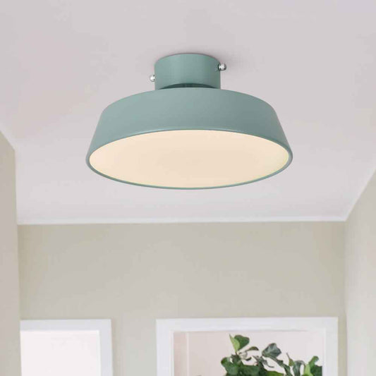 Plafonnier LED Nordique Semi-Encastré Luminaire pour Salle de Bain