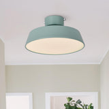 Plafonnier LED Nordique Semi-Encastré Luminaire pour Salle de Bain