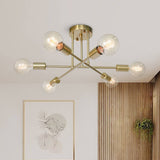 Plafonnier Six-Luminaire Sputnik Semi-Encastré pour Cuisine