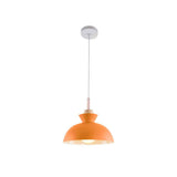 Suspension Luminaire Craftsman Style 1 Lumière Simple Dôme pour Salle à Manger