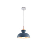Suspension Luminaire Craftsman Style 1 Lumière Simple Dôme pour Salle à Manger
