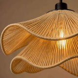 Suspension Salon en Rotin Pétale
