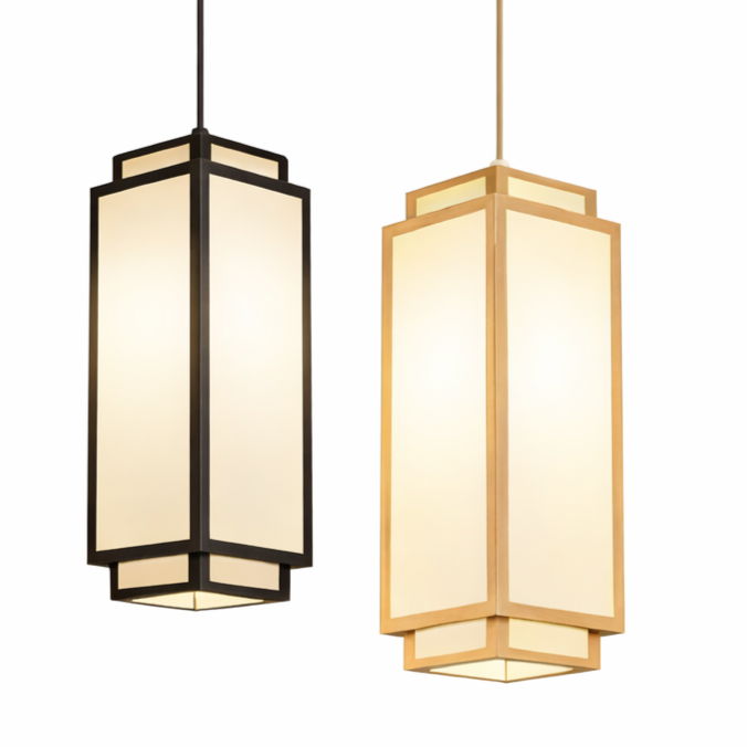 Suspension Lanterne Japonaise en Tissu Moderne