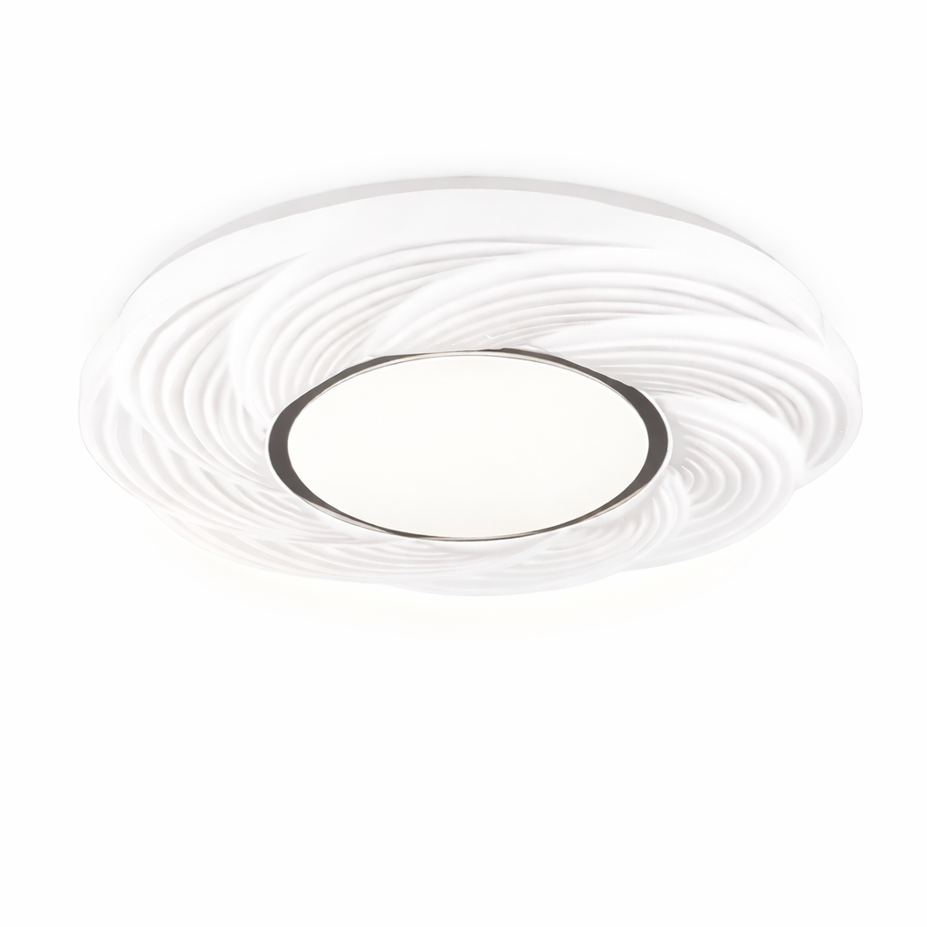 Plafonnier Rond Blanc Style Crème