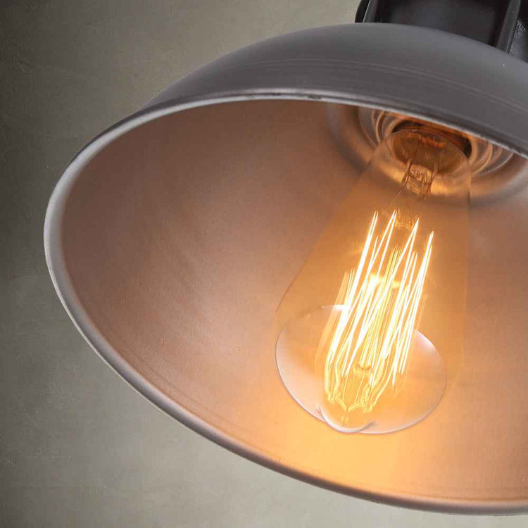 Suspension Industriel Cuisine 3 Lumières Barre Dôme pour Salle à Manger