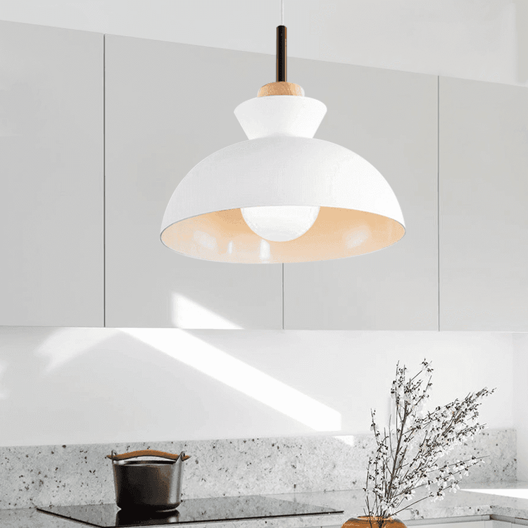Suspension Luminaire Craftsman Style 1 Lumière Simple Dôme pour Salle à Manger