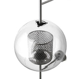 Applique Murale Verre 1 Lumière Moderne Doré/Chromé Globe pour Chambre