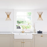 Applique Murale Laiton Étoile Moderne Luminaire pour Chambre