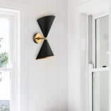 Applique Murale Salle de Bain en Verre Noir