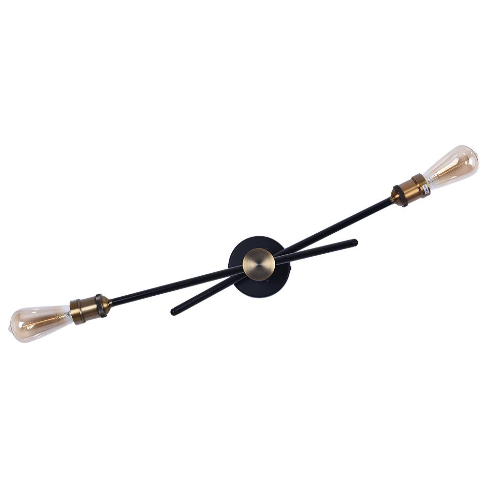 Applique Murale Moderne House 2/3 Luminaires Noir Linéaire Luminaire pour Chambre