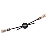 Applique Murale Moderne House 2/3 Luminaires Noir Linéaire Luminaire pour Chambre