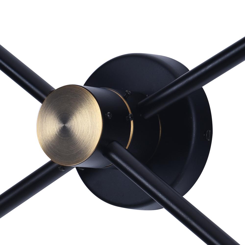 Applique Murale Moderne House 2/3 Luminaires Noir Linéaire Luminaire pour Chambre