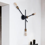 Applique Murale Moderne House 2/3 Luminaires Noir Linéaire Luminaire pour Chambre