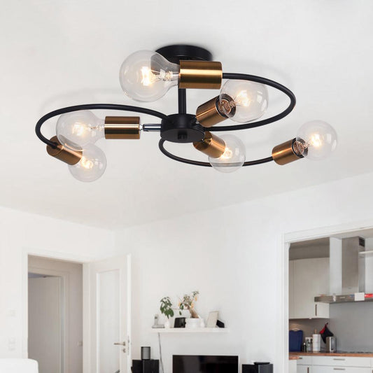 Plafonnier Salon Spoutnik en Verre