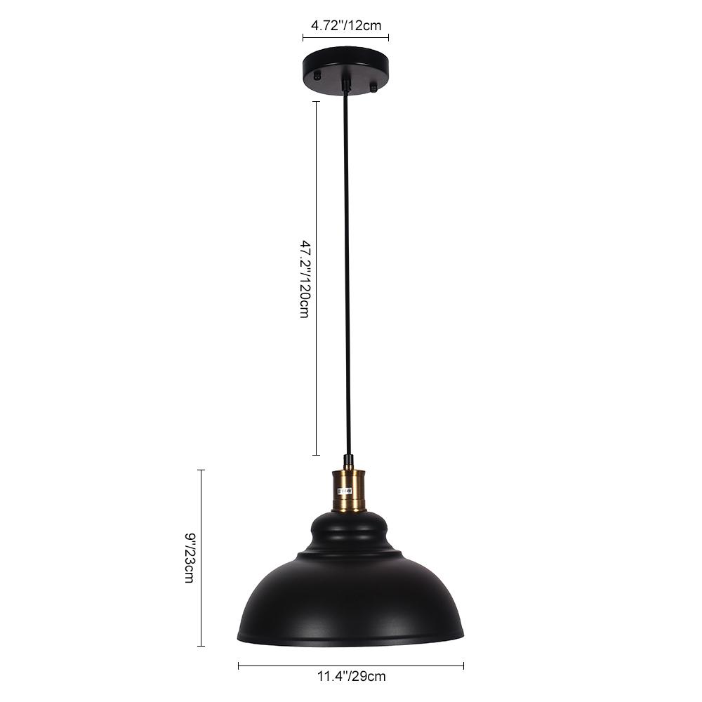 Suspension Luminaire 1 - Luminaire Cuisine Simple Dôme pour Salle à Manger