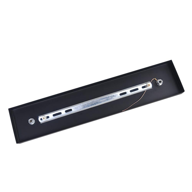 Lustre Cuisine Linéaire 6 Lumières en Verre 80 cm