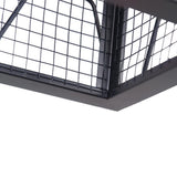 Lustre Cuisine Linéaire 6 Lumières en Verre 80 cm