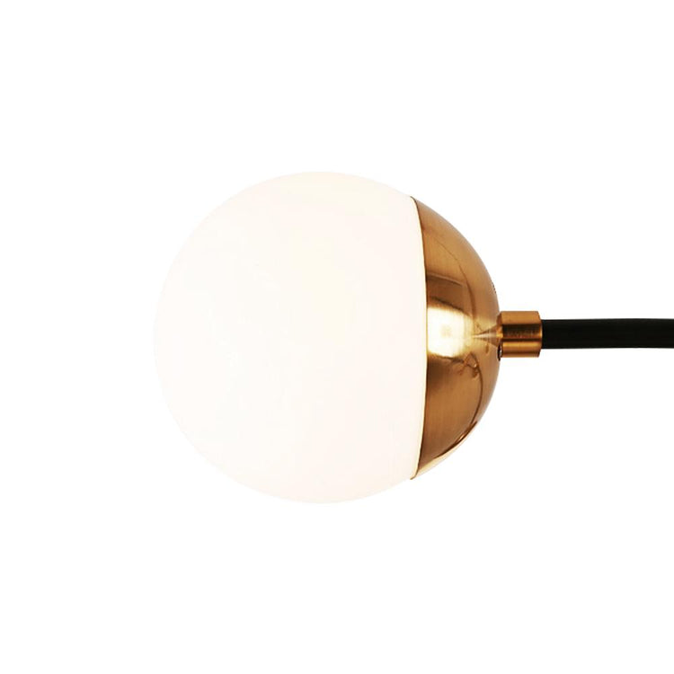 Lustre Salon Spoutnik en Laiton 120 cm