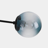 Lustre Salon Boule en Verre Bleu 98 cm