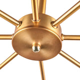 Plafonnier 8 Lumières Sputnik Semi-Encastré pour Cuisine