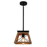 Suspension Luminaire Campagne Chic Rustique 1 Lumière Simple Mini pour Salle à Manger