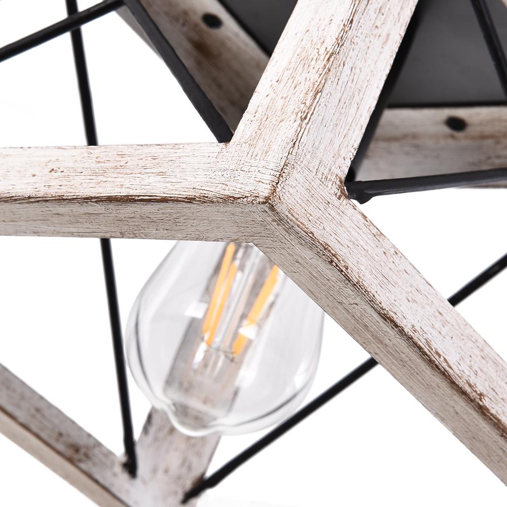 Suspension Luminaire Campagne Chic Rustique 1 Lumière Simple Mini pour Salle à Manger