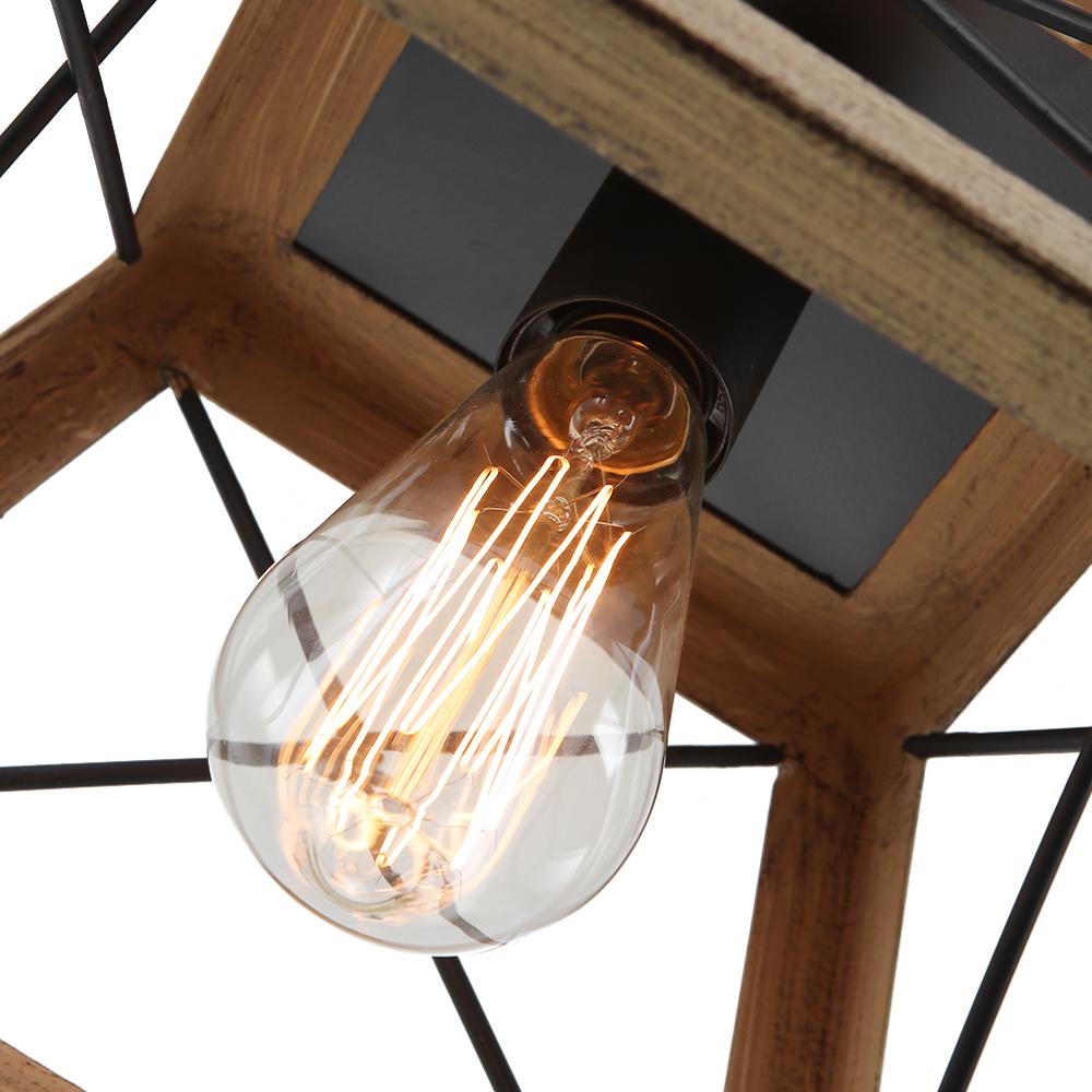 Suspension Luminaire Campagne Chic Rustique 1 Lumière Simple Mini pour Salle à Manger