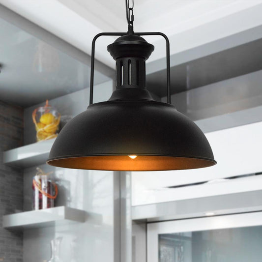 Suspension Salle à Manger Dôme en Métal 41 cm