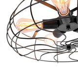 Plafonnier Vintage Industriel Semi-Encastré pour Cuisine