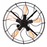Plafonnier Vintage Industriel Semi-Encastré pour Cuisine