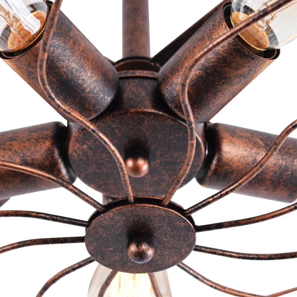 Plafonnier Vintage Industriel Semi-Encastré pour Cuisine