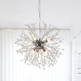 Lustre Luxe 8 Lumières Sputnik Feu d'Artifice pour Salon