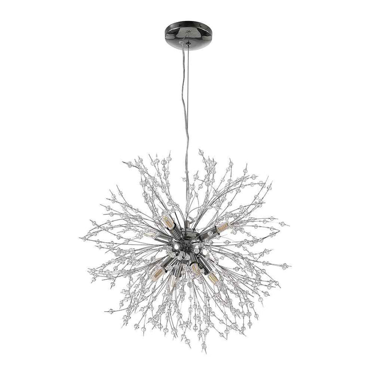 Lustre Luxe 8 Lumières Sputnik Feu d'Artifice pour Salon